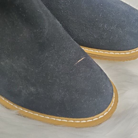 Franco Sarto Black Wedge Booties, Size 9 - Picture 3 of 7